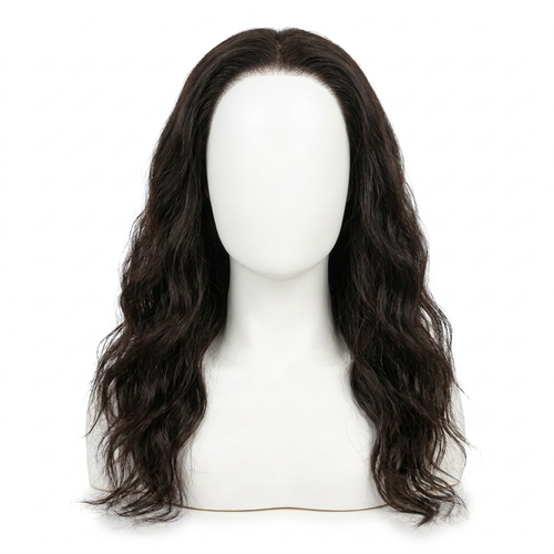 18-inch BW wig with brown lining removed