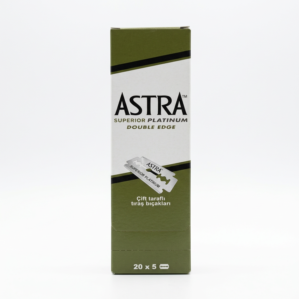 Astra blades photo with a clean white background
