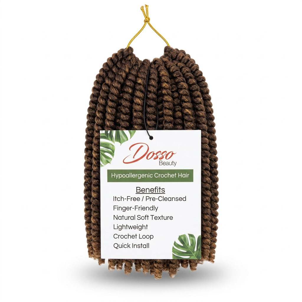 Dosso Crochet Hair 8-inch photo edit
