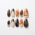 Nail photo edit with packaging removed and white background