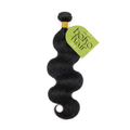 Preview of the Dosso Beauty Boho Hair Extension 18" #1B bundle without the black netting