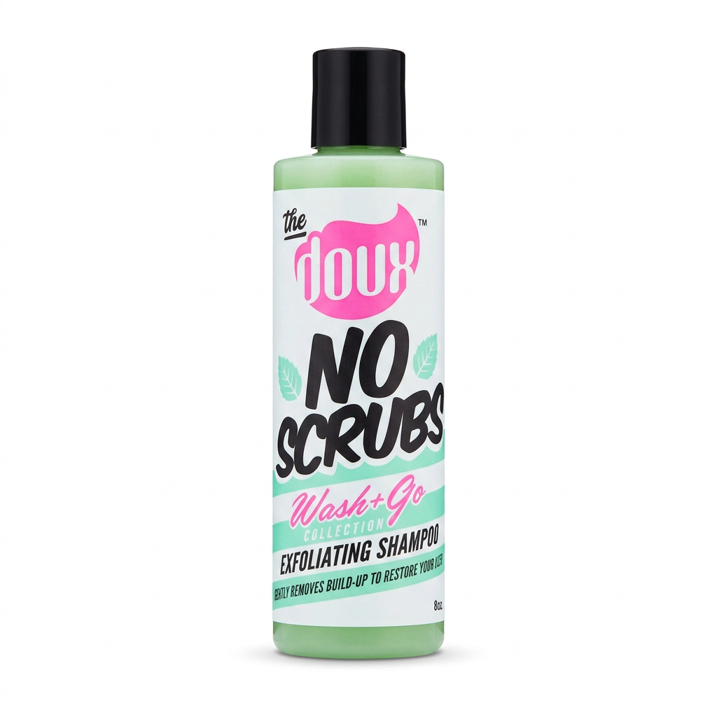 The Doux No Scrubs shampoo photo edit