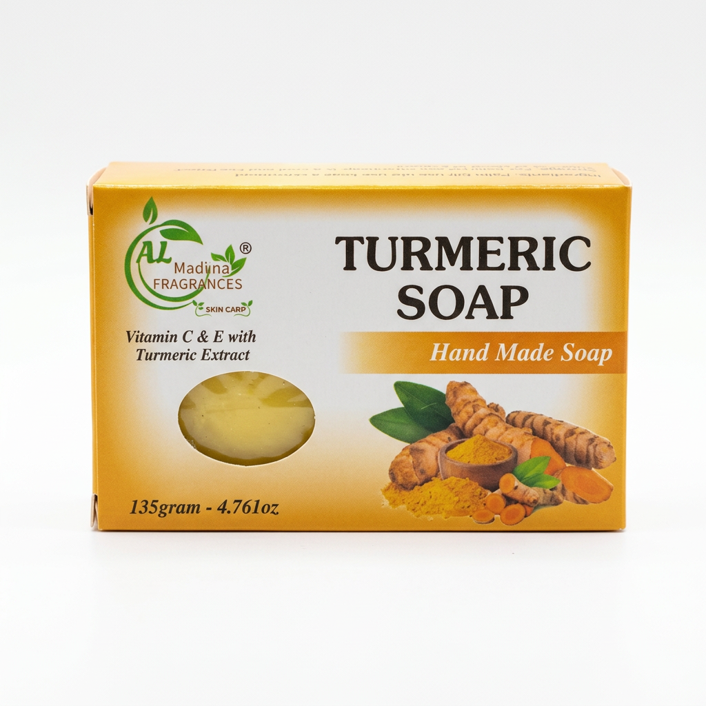 Turmeric soap photo edit