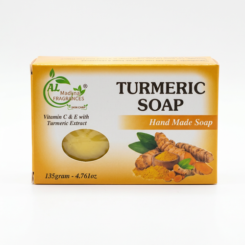 Turmeric soap photo edit